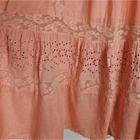 NWT LoveShackFancy 8 Ayala Dress in Peach Blossom - Picture 8 of 9